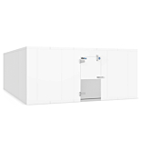 Coldline 12' x 16' Indoor Walk-in Refrigerator Cooler Box, With Floor, Door Longside, Left-Hinged