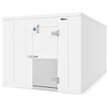 Coldline 10' x 16' Indoor Walk-in Refrigerator Cooler Box, With Floor, Door Shortside, Right-Hinged