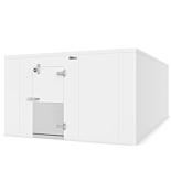 Coldline 12' x 12' Indoor Walk-in Freezer Box with Floor, Right-Hinged Door