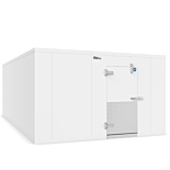 Coldline 12' x 16' Indoor Walk-in Refrigerator Cooler Box, With Floor, Door Shortside, Left-Hinged