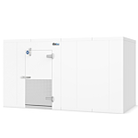 Coldline 8' x 16' Indoor Walk-in Freezer Box with Floor, Door Longside Right-Hinged