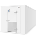 Coldline 8' x 16' Indoor Walk-in Freezer Box with Floor, Door Shortside Right-Hinged