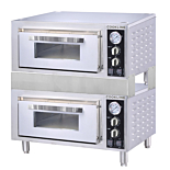 Cookline CPO-1-DBL Double Deck Countertop Pizza Oven, 120V