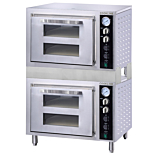 Cookline CPO-2-DBL Quadruple Deck Countertop Pizza Oven, 240V
