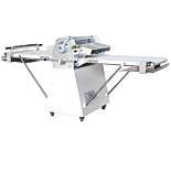 Prepline FSP-89 89" Floor Model Reversible Dough Sheeter with Roller Pin, Painted Steel Base - 120V