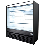 Coldline KDS72 72" Black Refrigerated Air Curtain Merchandiser