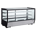 Marchia MDC260-ST 48" Countertop Refrigerated Straight Glass Bakery Display Case with LED Lighting