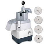 Prepline PFP-4D Continuous Feed Food Processor Vegetable Cutter with 4 Discs - 1 HP