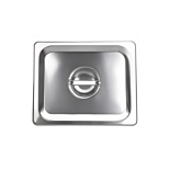 Prepline 1/6 Size Stainless Steel Solid Steam Table Pan Cover