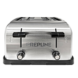 Prepline PT-4S 4 Slice Commercial Toaster - 1.5" Slots,  120V