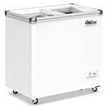 Coldline SD34 34" Glass Top Ice Cream Freezer - 7 Cu. Ft.