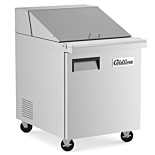 Coldline SMP27 27" Mega Top Refrigerated Sandwich Prep Table with Cutting Board and Food Pans