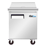 Coldline SMP27-T 27" Mega Top Refrigerated Sandwich Prep Table with Cutting Board and Food Pans