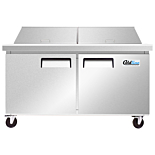 Coldline SMP60-T 60" Mega Top Refrigerated Sandwich Prep Table with Cutting Board and Food Pans