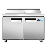 Coldline SP48T 48" Refrigerated Sandwich Prep Table with Cutting Board and Food Pans