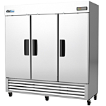 Coldline C-3FK 78" Three Solid Door Commercial Reach-In Freezer - Stainless Steel