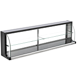 Marchia USTAR-T60 57" Dry Curved Glass Bakery Display Case, Non Refrigerated