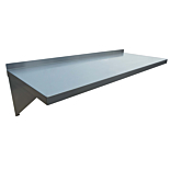 Prepline PWS-1448 14"X48" Stainless Steel Wall-Mount Shelf