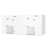 Coldline 8' x 16' Indoor Walk-in Cooler Freezer Combo Box with Floor, Door Right-Hinged