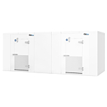 Coldline 8' x 20' Indoor Walk-in Cooler Freezer Combo Box with Floor, Door Right-Hinged
