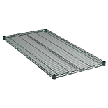24" x 72" Green Epoxy Wire Shelf, NSF Listed