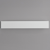 Prepline 10" x 71.5" x 1/2" White Polyethylene Cutting Board