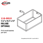 Axis 116-0010 1/1 Size Pasta Basket for AX-GPC-1 or AX-GPC-2