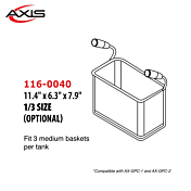 Axis 116-0040 1/3 Size Pasta Basket for AX-GPC-1 or AX-GPC-2
