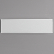 Prepline 14" x 46.8" x 0.5" White Polyethylene Cutting Board