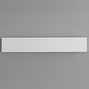 Prepline 14" x 70.4" x 0.5" White Polyethylene Cutting Board