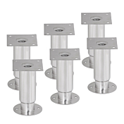 Prepline 6" Adjustable Flanged Seismic Legs, Set of 6