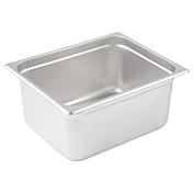 Prepline 1/2 Size 6" Deep Stainless Steel Steam Table / Hotel Pan