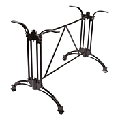 JMC Furniture TT-105 CA Outdoor Cast Aluminum Table Base - 27" Height / 36 1/4" Spider Length / 23.5" x 36.5" Base Spread