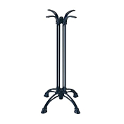 JMC Furniture TT-106 PUB Indoor Cast Iron Table Base - 42.5" Pub Height / 18" Spider Length / 23.5" Base Spread