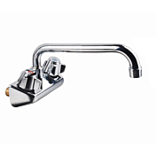 Prepline PFW-4-8 Wall Mounted 8" Swing Spout Sink Faucet