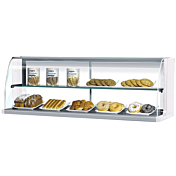 Turbo Air TOMD-30HW 28" Top Display White Dry Case-High Model for TOM-30S/L Open Display Merchandiser