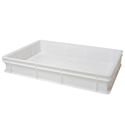 Ampto VAS010W 23-5/8" x 15-3/4" Pizza Dough Box Stackable White