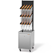 Zummo MB-N50 Bottle Rack Cabinet with 3 Shelves