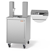 Zummo MDCESP14-N 20" Cabinet Base with Gastronomy Tray for Z14