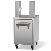 Zummo MS14-N50 20" Slim Service Cabinet for Z14 with Tank - Service Drip Tray