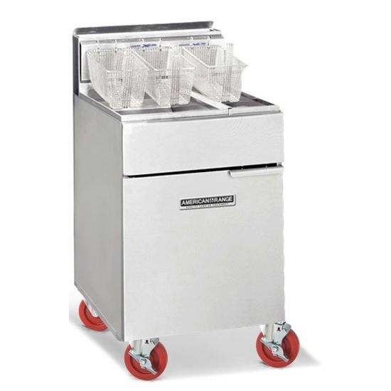 American Range AF50/25LP Split Pot HeavyDuty Restaurant Fryer Liq