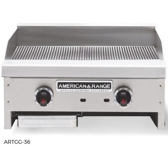 American Range ARTGG48 48" Thermostatic Grooved Griddle Kitchenall