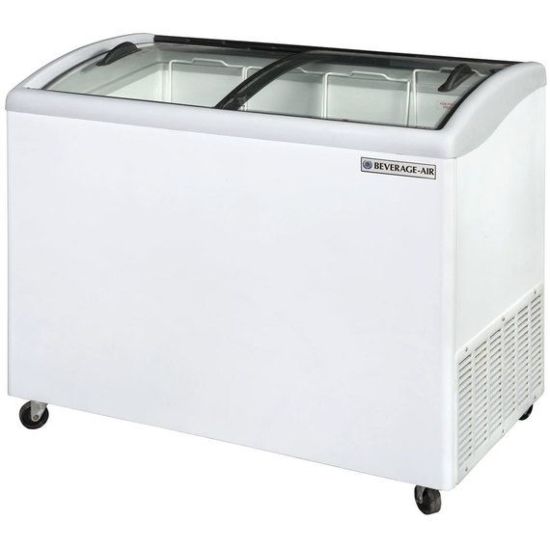 BeverageAir NC43HC1W 43" Curved Lid Novelty Display Freezer Kitchenall