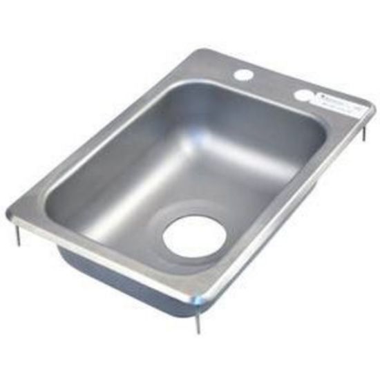 Bk Resources Bk Dis 1014 5d Drop In Stainless Steel Hand Sink 10 Inch Kitchenall New York