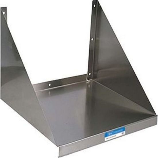 30 Stainless Steel Microwave Shelf / Gastro Arbeitstische Stainless Steel Shelf 100mm Deep 400mm To 1000mm Vorbereitungsgerate : The weight capacity, working height, and easy to clean table top is efficient and effective for organization.