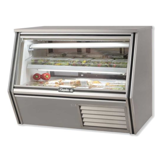 Leader CDL60M 60" Refrigerated Slanted Glass Counter Deli Case with 1