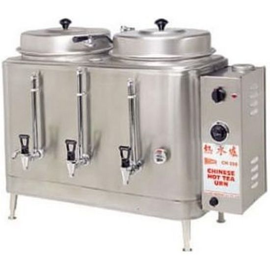 Cecilware CH100N Twin Chinese Hot Tea Urn with (2) 3 gal/Liners, 120/2