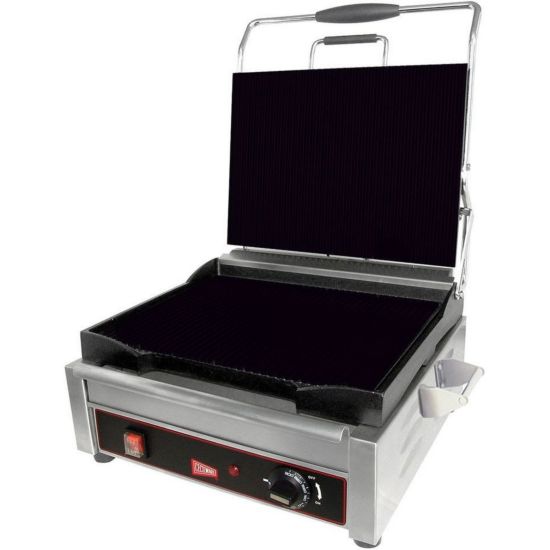 panini press with cast iron plates