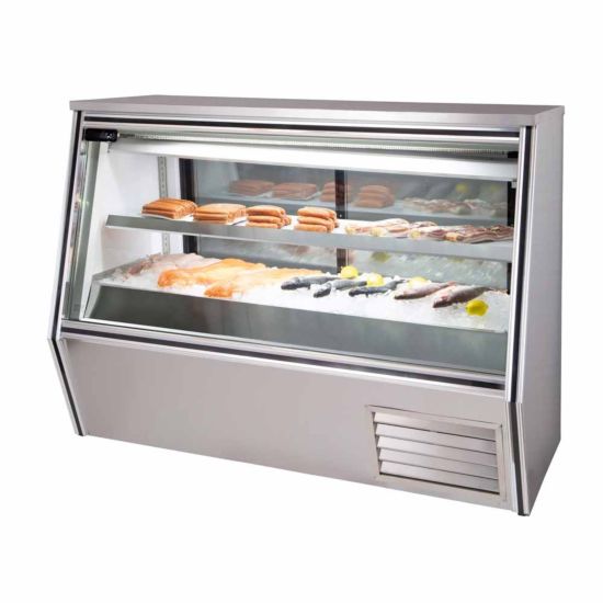 Leader CFL72 72" Counter Height Refrigerated Fish Display Case Kitchenall