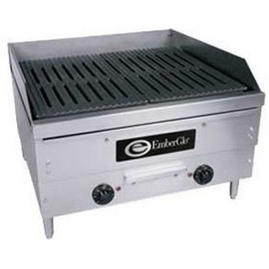 Emberglo E2424 CharBroiler, Electric, Counter Model, 24 Inch Wide